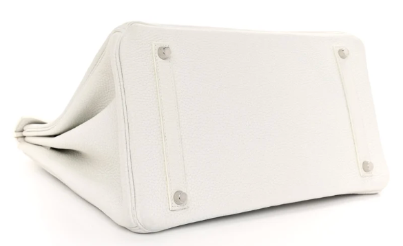 Hermes Togo Birkin 35 White | Loved Again