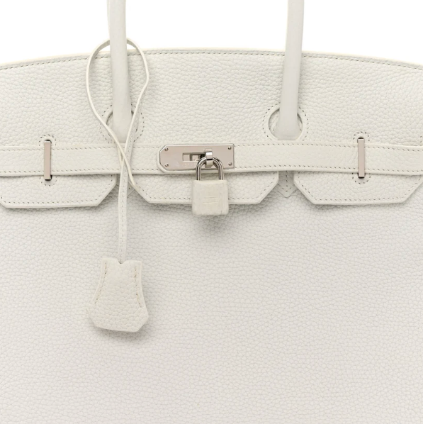 Hermes Togo Birkin 35 White | Loved Again