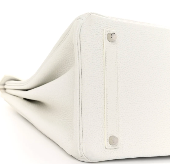 Hermes Togo Birkin 35 White | Loved Again