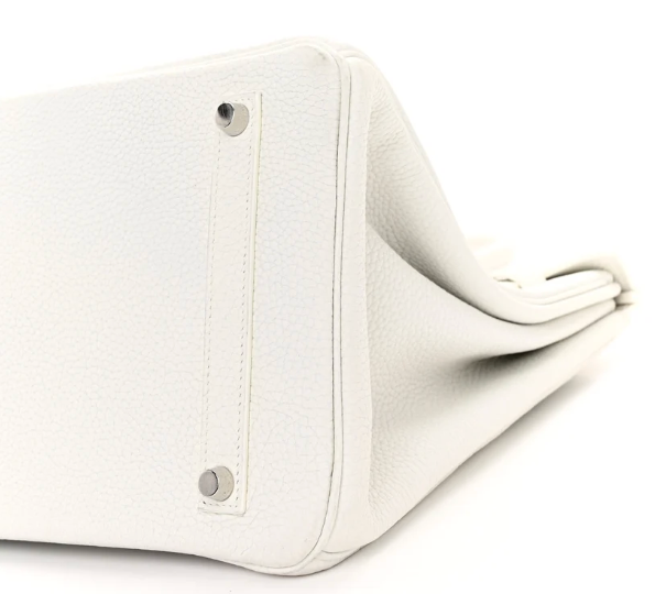 Hermes Togo Birkin 35 White | Loved Again