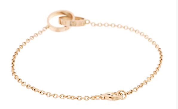 Catier 18K Pink Gold Interlocking LOVE Bracelet | Loved Again