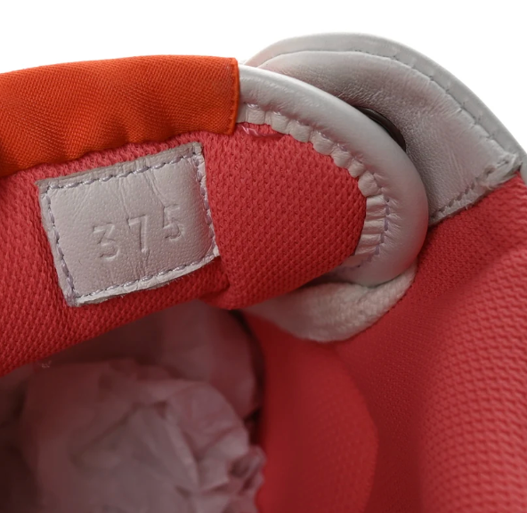 Hermes Mesh Calfskin Women's Giga Sneaker 37.5 Rose Du Desert White | Loved Again