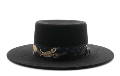 Hermes Rabbit Felt Dakota Love Hat 59 Black