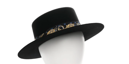 Hermes Rabbit Felt Dakota Love Hat 59 Black