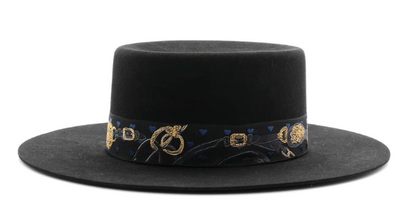 Hermes Rabbit Felt Dakota Love Hat 59 Black