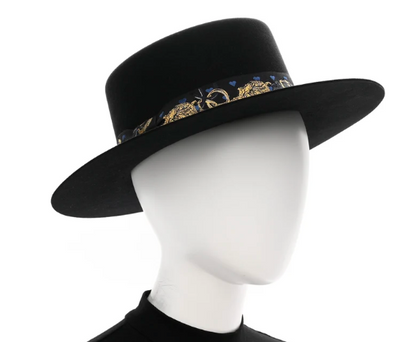 Hermes Rabbit Felt Dakota Love Hat 59 Black