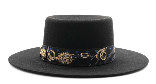 Hermes Rabbit Felt Dakota Love Hat 59 Black