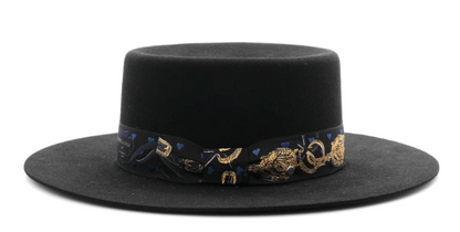 Hermes Rabbit Felt Dakota Love Hat 59 Black