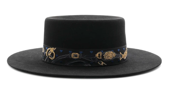 Hermes Rabbit Felt Dakota Love Hat 59 Black