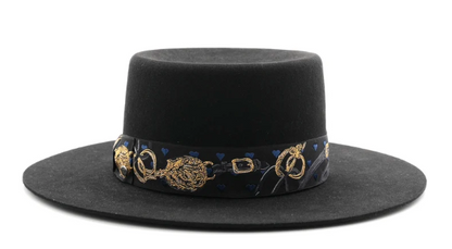 Hermes Rabbit Felt Dakota Love Hat 59 Black