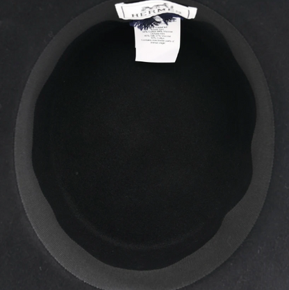 Hermes Rabbit Felt Dakota Love Hat 59 Black