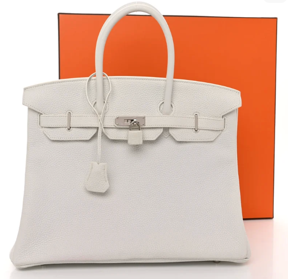 Hermes Togo Birkin 35 White | Loved Again