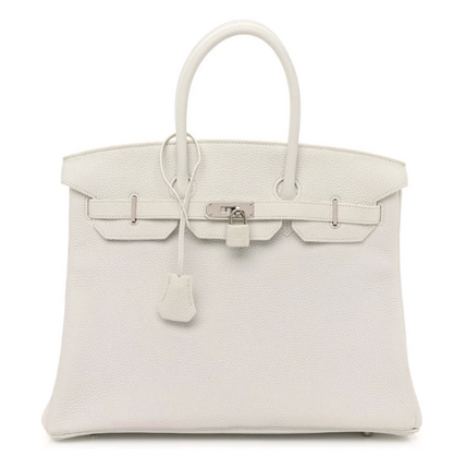 Hermes Togo Birkin 35 White | Loved Again