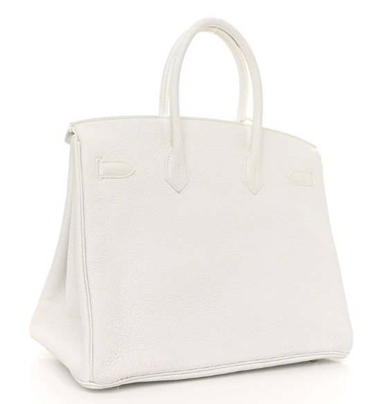 Hermes Togo Birkin 35 White | Loved Again