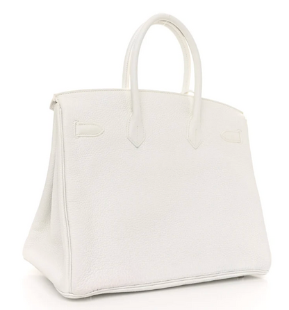 Hermes Togo Birkin 35 White | Loved Again
