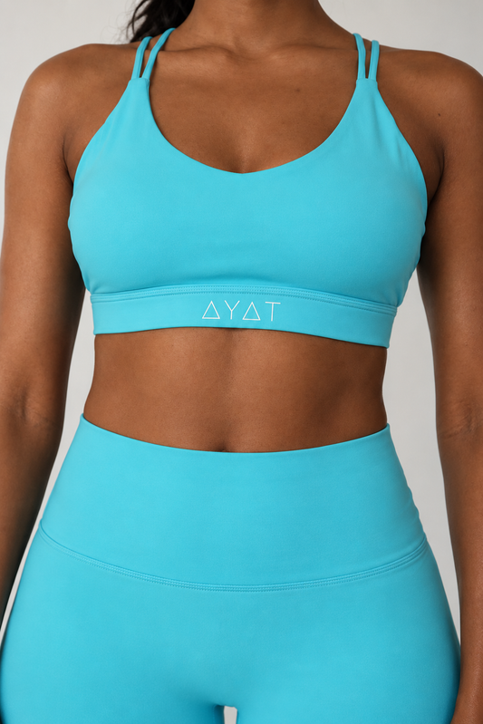 XO's Bra — Aqua Blue